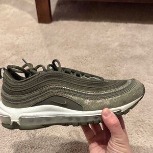 Nike Air Max 97 in Olive and White